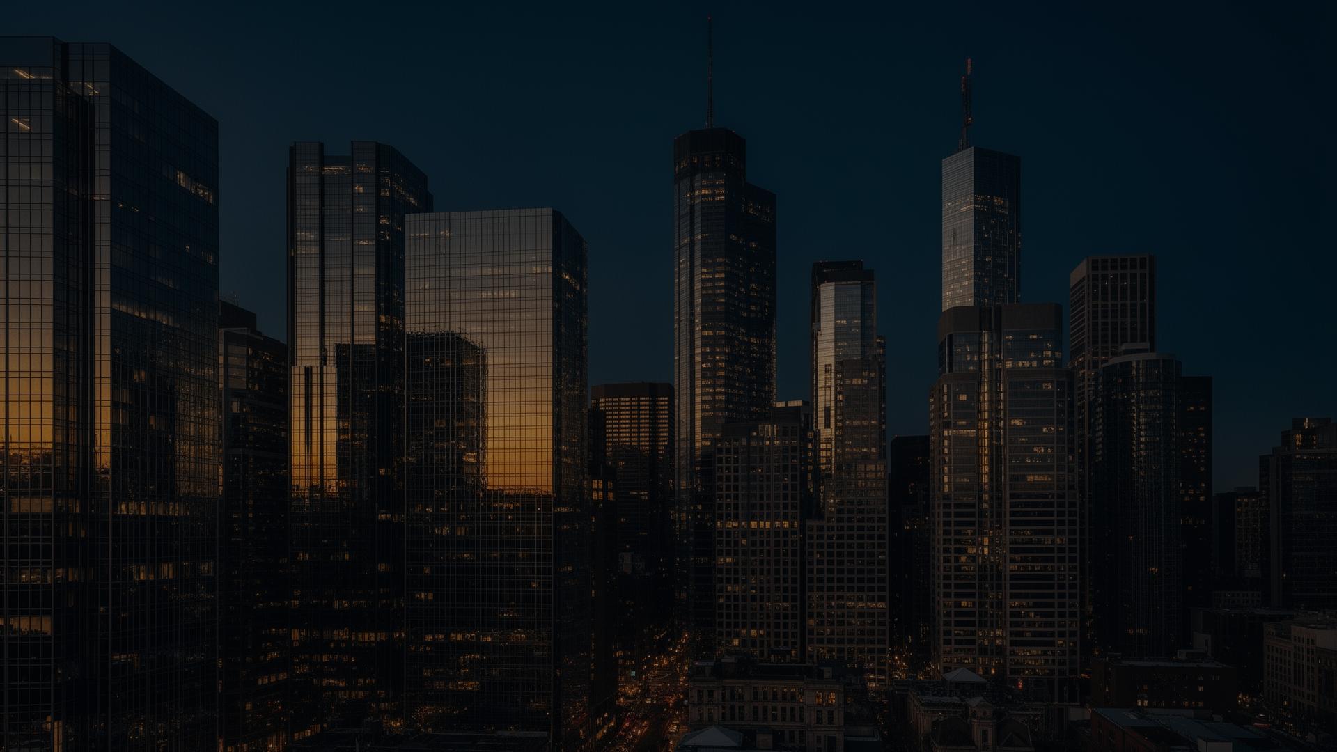 Modern business district